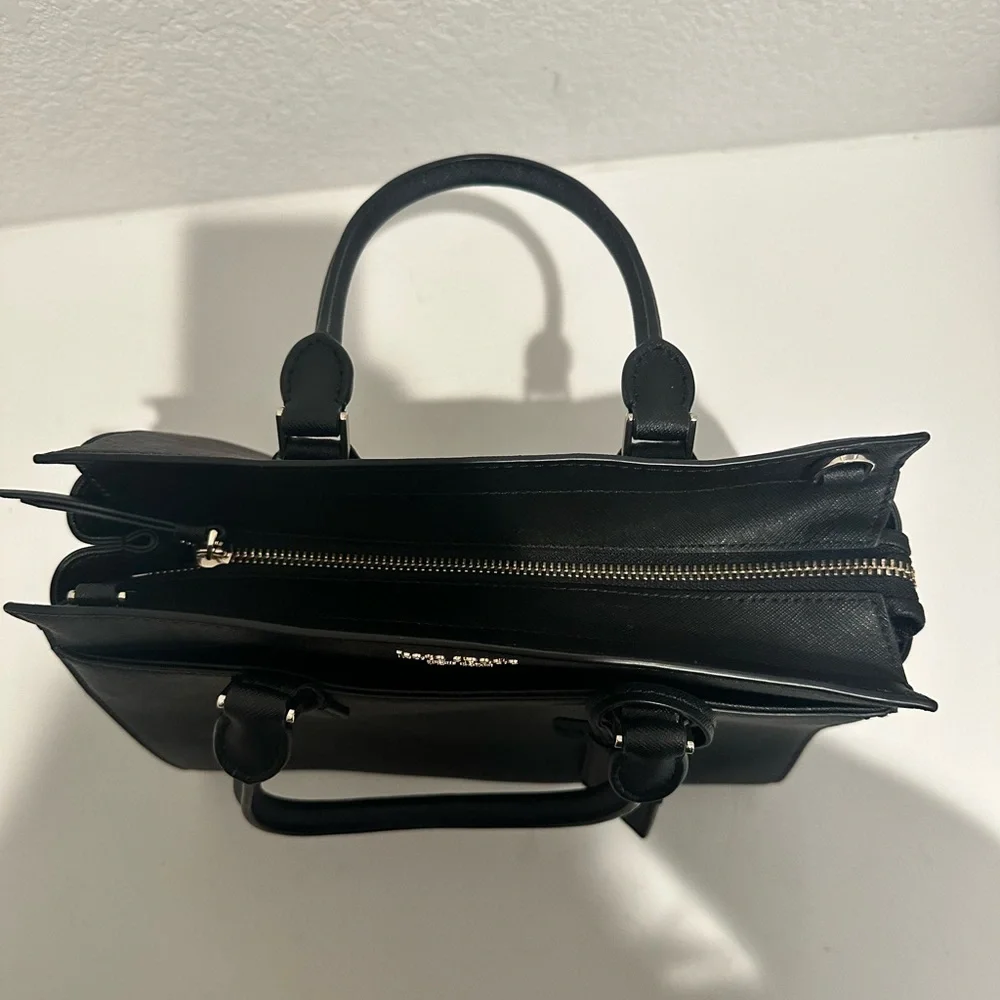 Kate Spade Cameron Street Black Saffiano Leather Medium Satchel Handbag